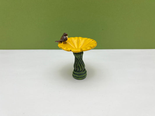 Flower Birdbath