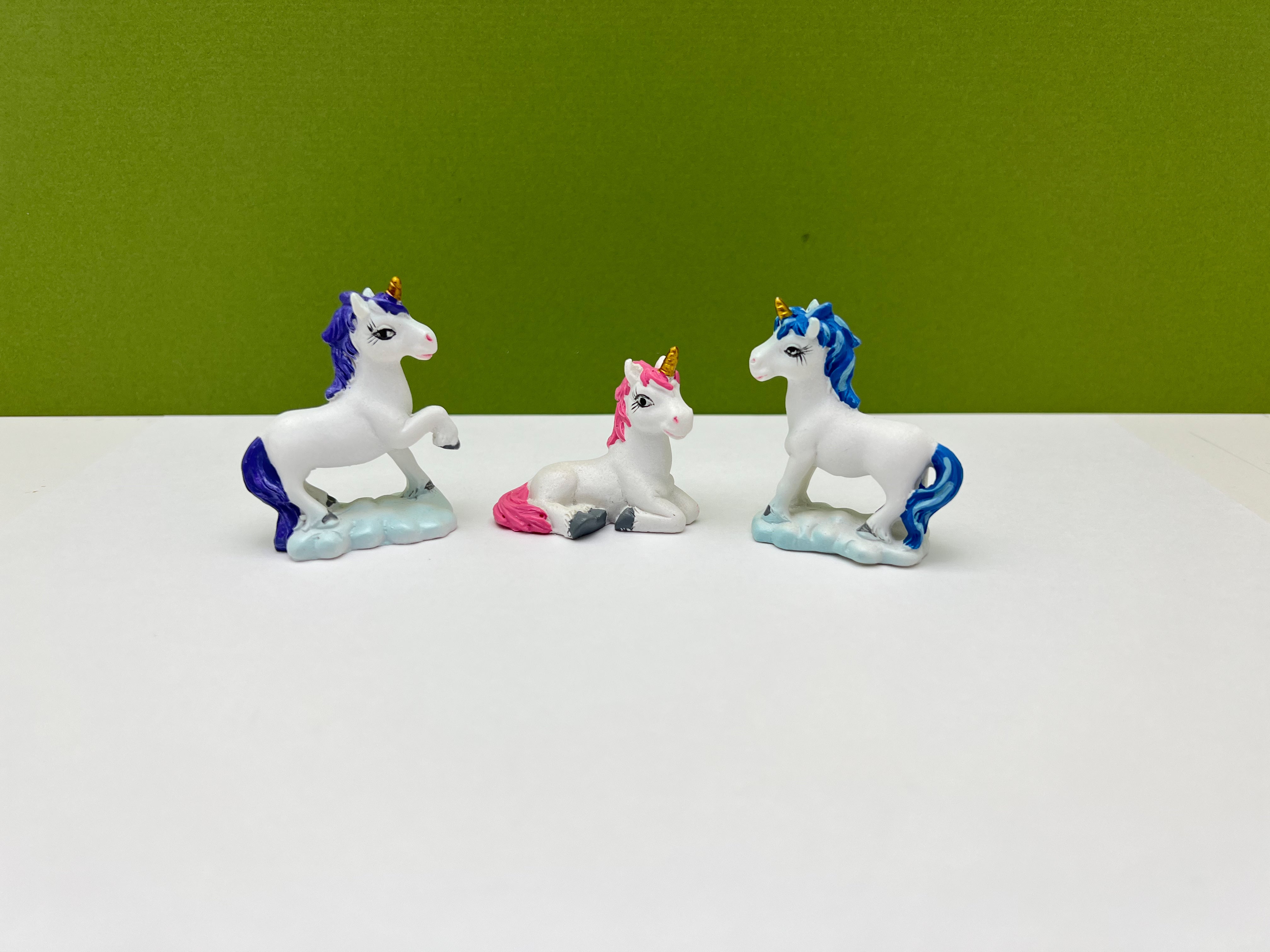 Small 2024 unicorn figurines